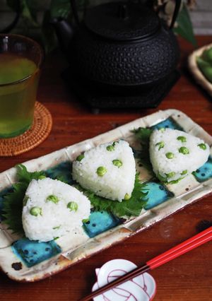 塩むすび大好きおかんの豆ごはん-レシピのメイン写真