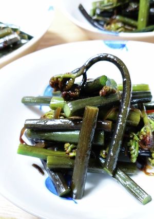 わらびの塩昆布あえ-レシピのメイン写真