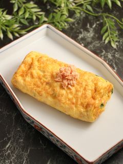 簡単!だし巻き卵 銀鮭たっぷり -レシピのメイン写真