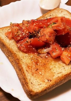 食パンで作るブルスケッタ-レシピのメイン写真