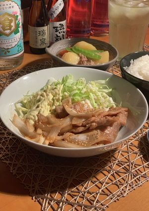 味濃いめ！生姜焼き定食✨-レシピのメイン写真