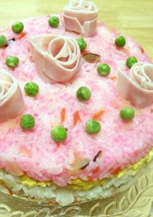 ★お寿司ケーキ-レシピのメイン写真
