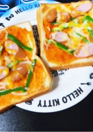 ピザパン-レシピのメイン写真