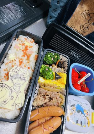 高校男子弁当 保存。-レシピのメイン写真