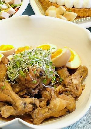 鶏手羽元のさっぱり煮こみ-レシピのメイン写真