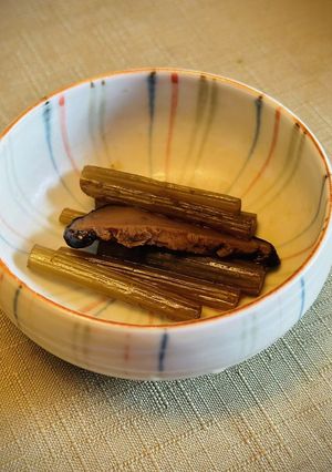 フキと椎茸の煮物-レシピのメイン写真