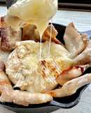 キャンプ飯★豚バラ焼肉のカマンフォンデュ
