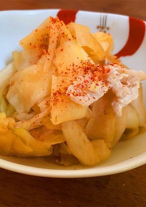 豚肉のシャクシャク大根炒め-レシピのメイン写真