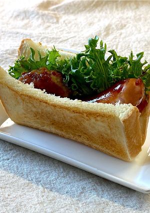 ハンバーグとウインナーでトーストサンド-レシピのメイン写真