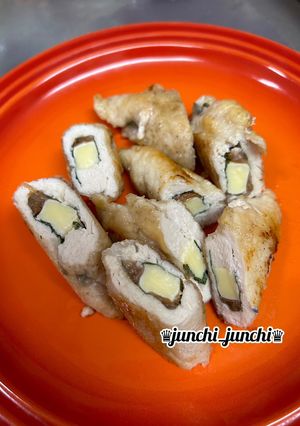 ★ササミと大葉とチーズと梅干し巻き★-レシピのメイン写真