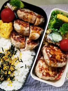 つくねバーグ弁当(5.15)-レシピのメイン写真