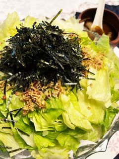 最強レタスサラダ-レシピのメイン写真