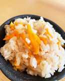 にんじんとツナの洋風炊き込みご飯