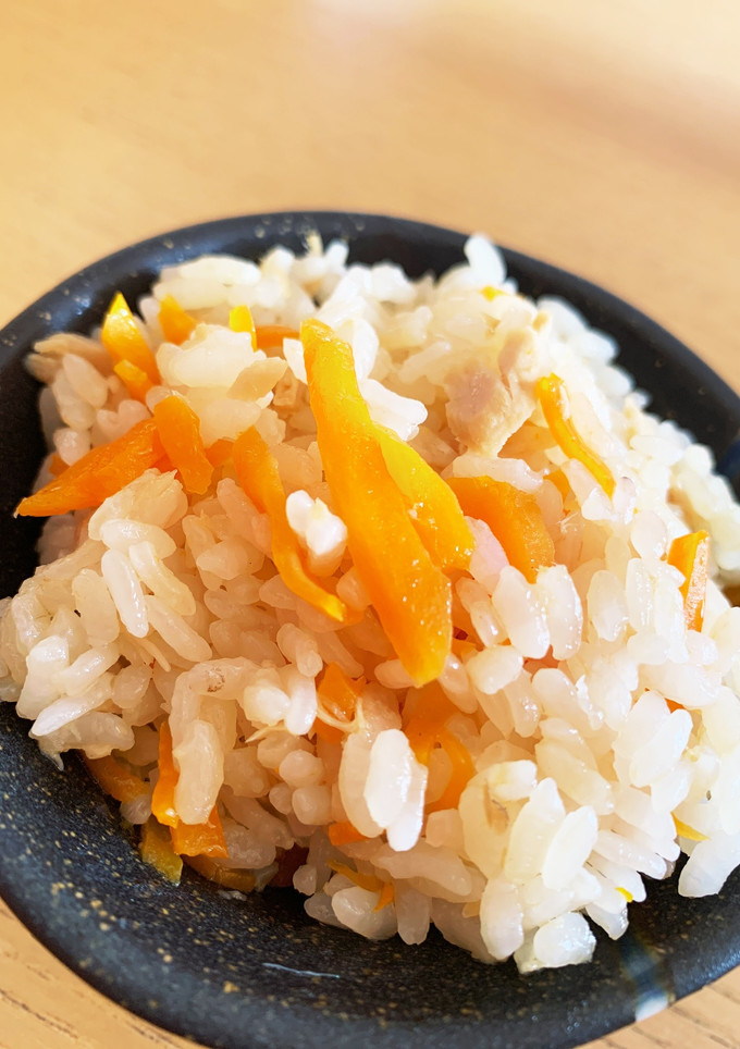 にんじんとツナの洋風炊き込みご飯-レシピのメイン写真