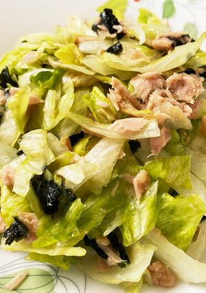 レタスとシーチキンの和風サラダ♡-レシピのメイン写真