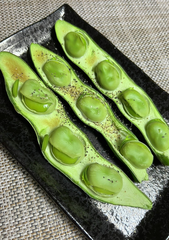 そら豆のおつまみ。トースターで簡単！-レシピのメイン写真