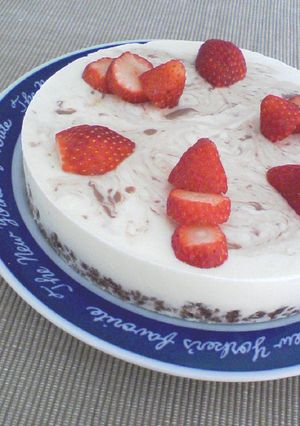 チョコレートレアチーズケーキ-レシピのメイン写真
