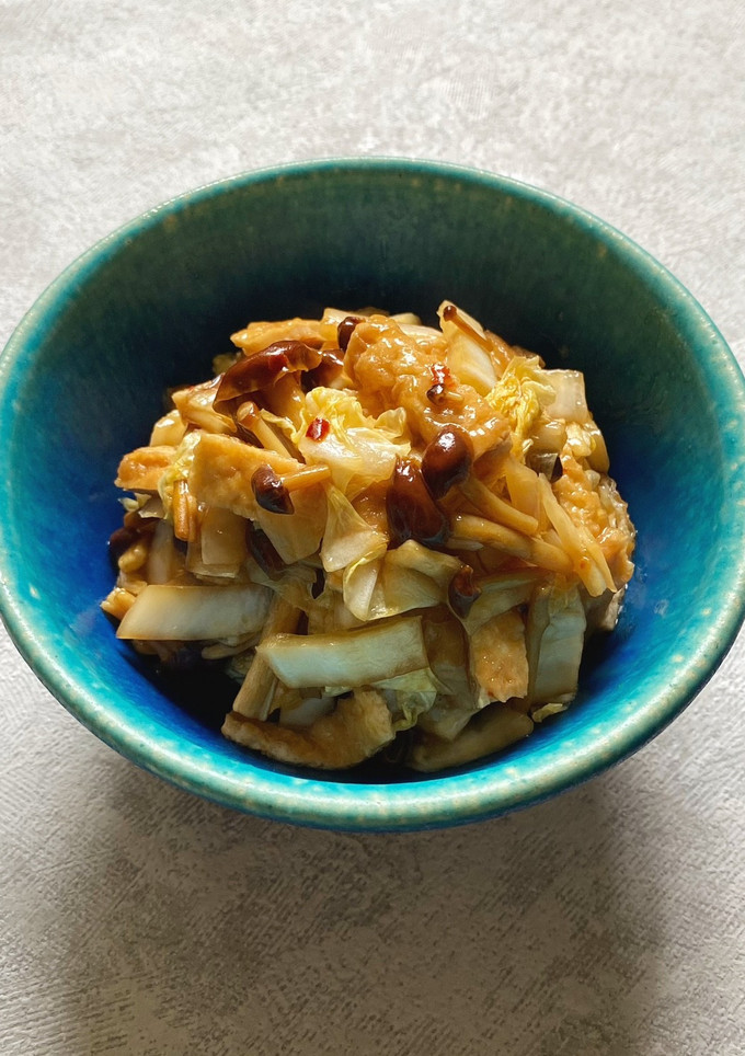 五葷抜き！油揚げと白菜のうま煮-レシピのメイン写真