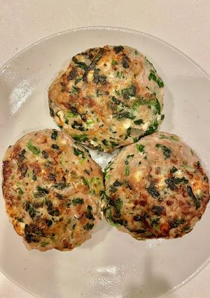 完了期〜幼児食★ほうれん草のハンバーグ-レシピのメイン写真