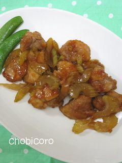 照り焼きセロリ×チキン-レシピのメイン写真
