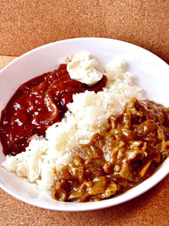 ハッシュドビーフとカレー(身内専用)-レシピのメイン写真