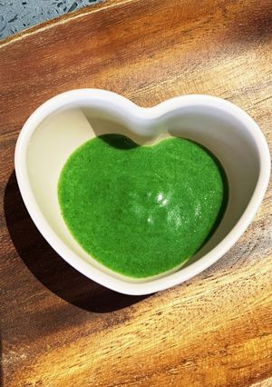 ほうれん草ポタージュ　離乳食冷凍保存-レシピのメイン写真