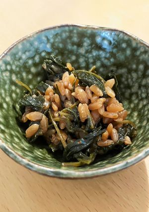 かぶら等の葉を使った佃煮味噌-レシピのメイン写真