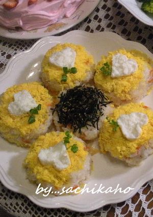 ひな祭り★桃の花寿司-レシピのメイン写真
