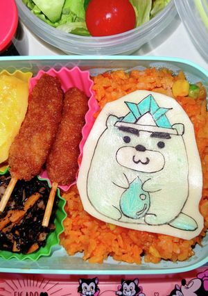 カワウソピース、かちょー弁当～♪-レシピのメイン写真