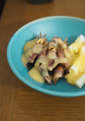ホタルイカとネギ酢味噌がけ-レシピのメイン写真