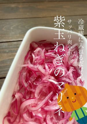 サッパリ♪紫玉ねぎのマリネ-レシピのメイン写真