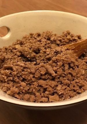 【フレイル】作り置きできる肉そぼろ-レシピのメイン写真