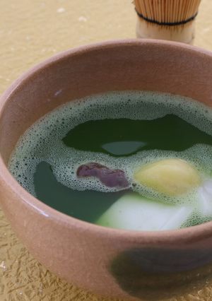 介護食　ソフトもち入り簡単お抹茶-レシピのメイン写真