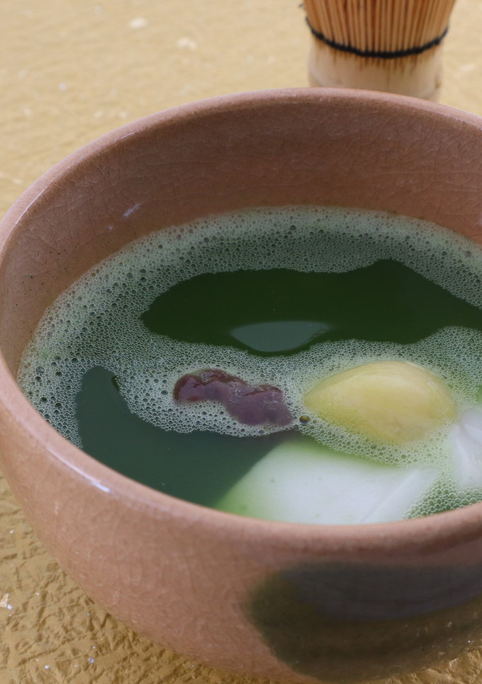 介護食　ソフトもち入り簡単お抹茶-レシピのメイン写真