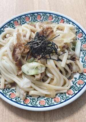 ホットクック×冷凍牛丼で肉うどん-レシピのメイン写真