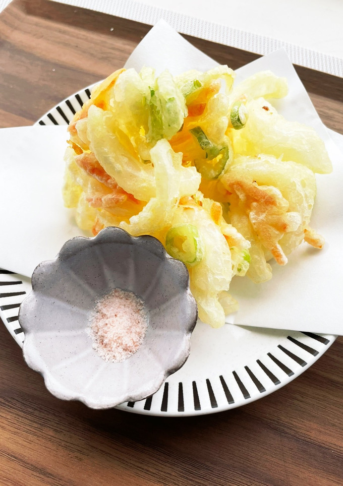 新玉ねぎと桜エビのかき揚げ-レシピのメイン写真