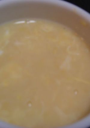 痰のからんだ咳に、中華風豆乳コーンスープ-レシピのメイン写真