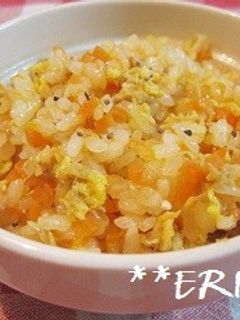 お鍋で作るキャロットピラフ~♪♪-レシピのメイン写真