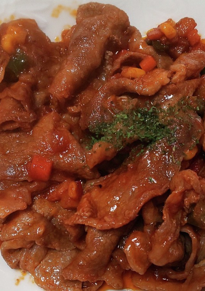 豚肉のトマトペースト炒め-レシピのメイン写真