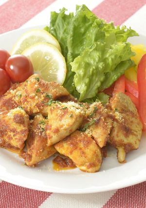 鶏肉とケチャマヨチーズカレー炒め-レシピのメイン写真