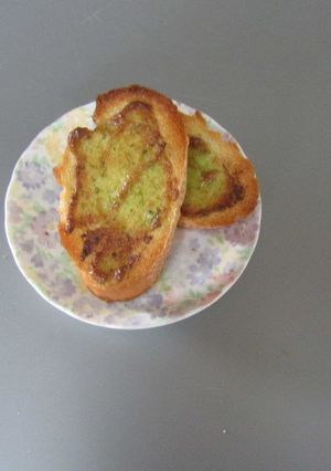 行者ニンニクマヨ焼きバゲット-レシピのメイン写真