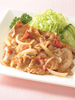 豚の梅肉しょうが焼き-レシピのメイン写真