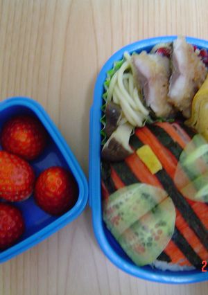 仮面ライダーディケイドのお弁当-レシピのメイン写真