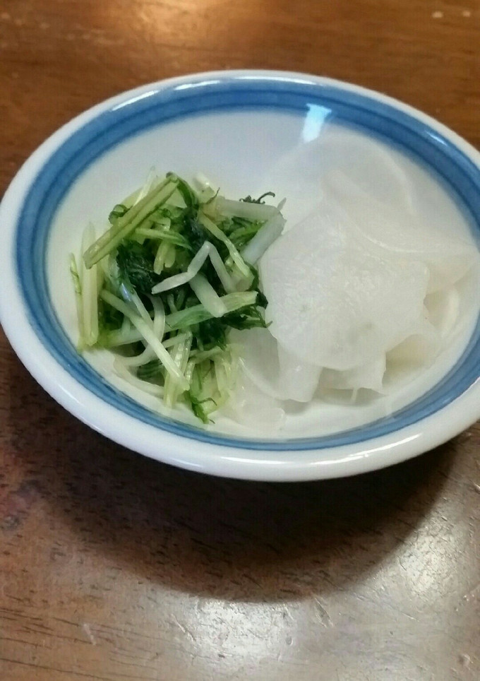 水菜と大根の浅漬け-レシピのメイン写真