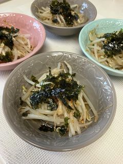 1品絶品節約もやし♪-レシピのメイン写真