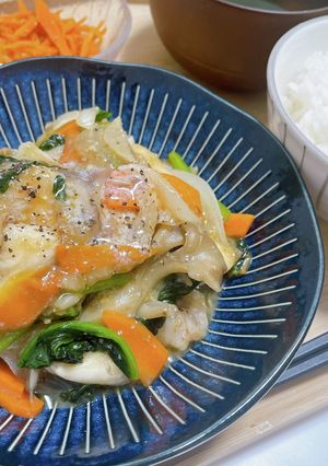 鶏ムネのちゃんちゃん焼き-レシピのメイン写真