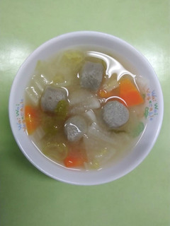 【保育園給食】いわしのつみれ汁-レシピのメイン写真