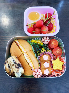 パン弁当☆幼稚園用☆年少 3歳-レシピのメイン写真