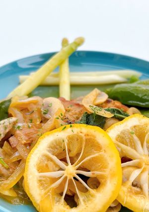イタリアン❁豚肉と檸檬のスカロッピーネ‪-レシピのメイン写真