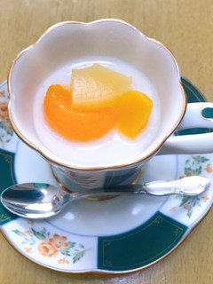 超おいしい!プリンのような牛乳寒天!-レシピのメイン写真